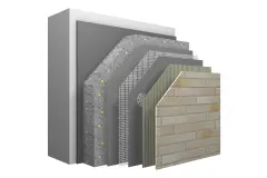 Fassaden dämmen - mit flexiblen Oberflächen