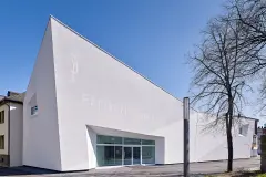 Vorgehängte hinterlüftete Fassade des Papiermuseums Düren
